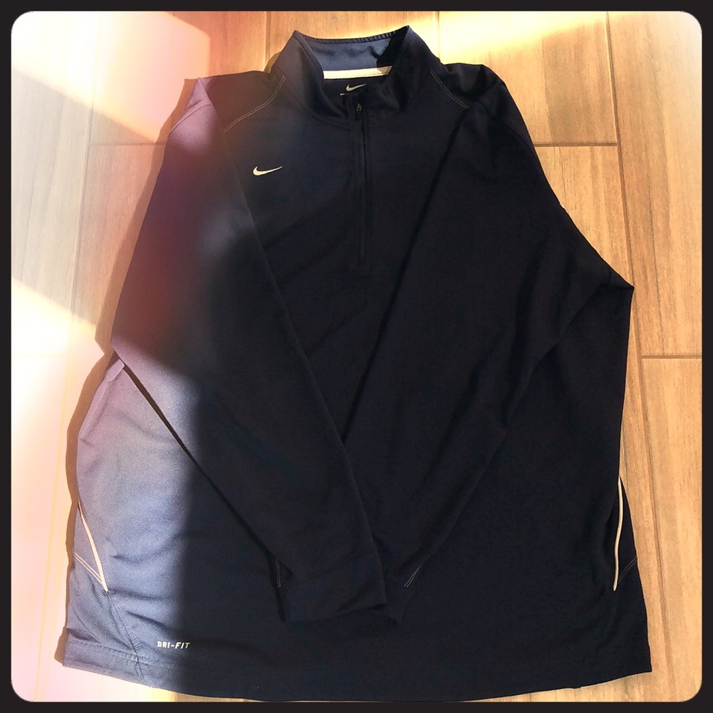 Nike Dri-Fit Navy Blue Jacket! PLUS SIZE XXL